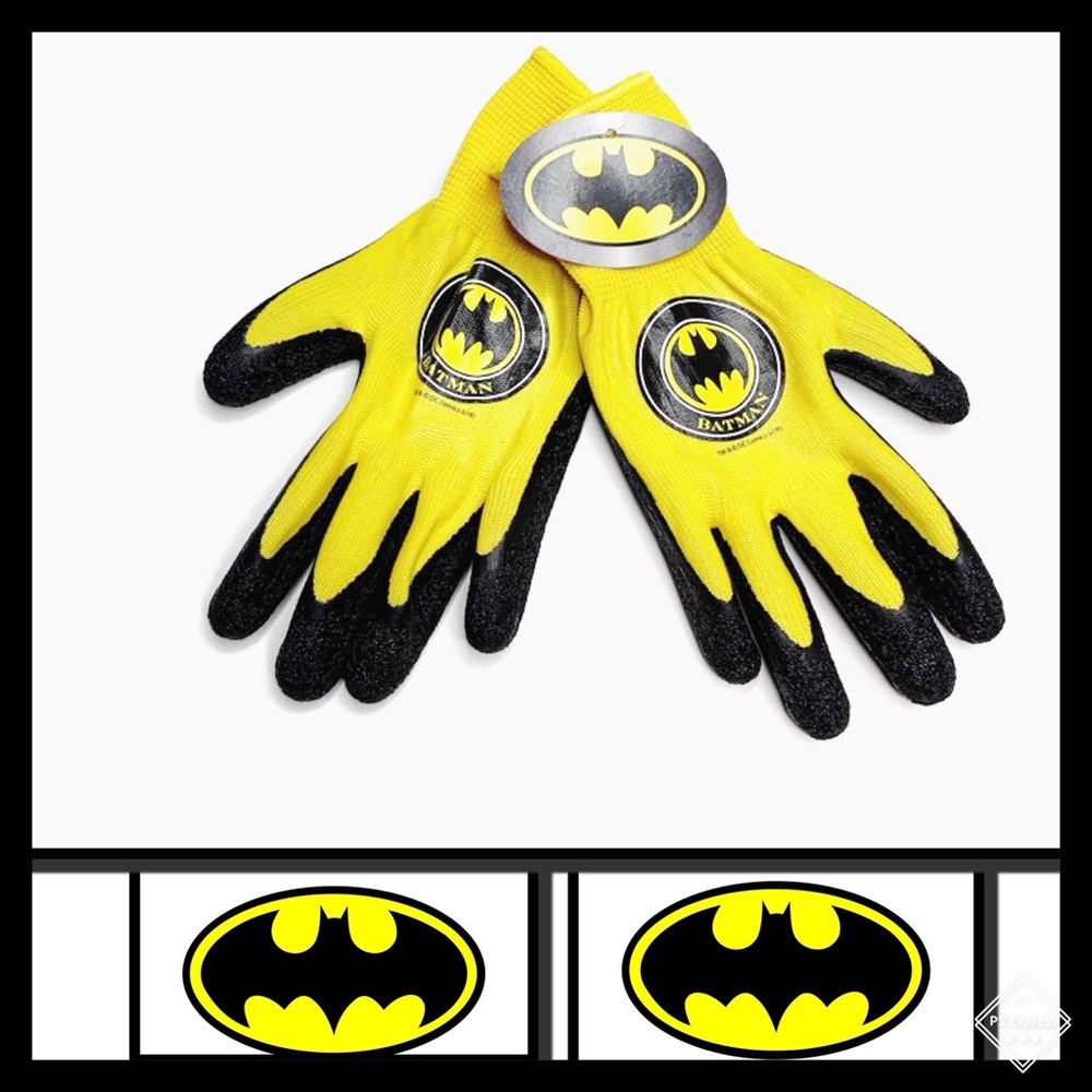 NWT Toddler Batman Gripping Gloves By Midwest